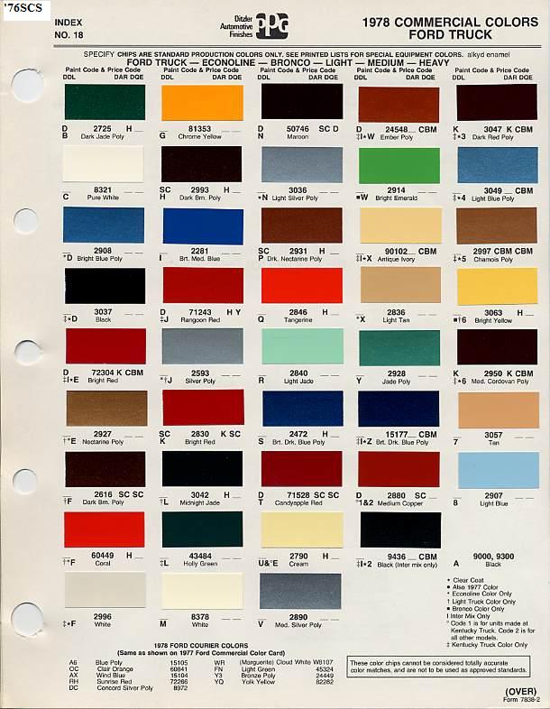 1997 Ford paint colors #2