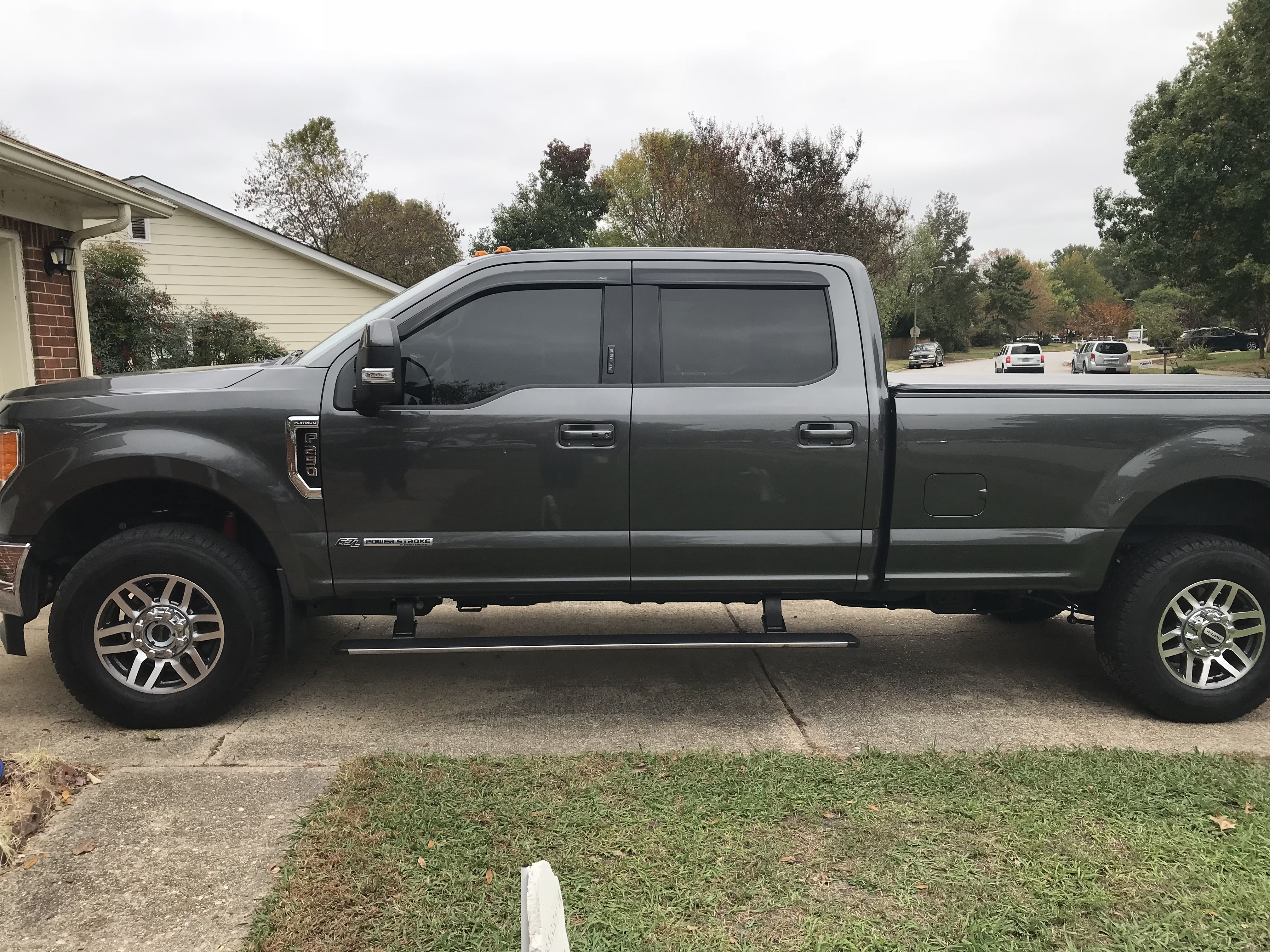 Added factory power running boards to my truck - Ford Truck Enthusiasts  Forums