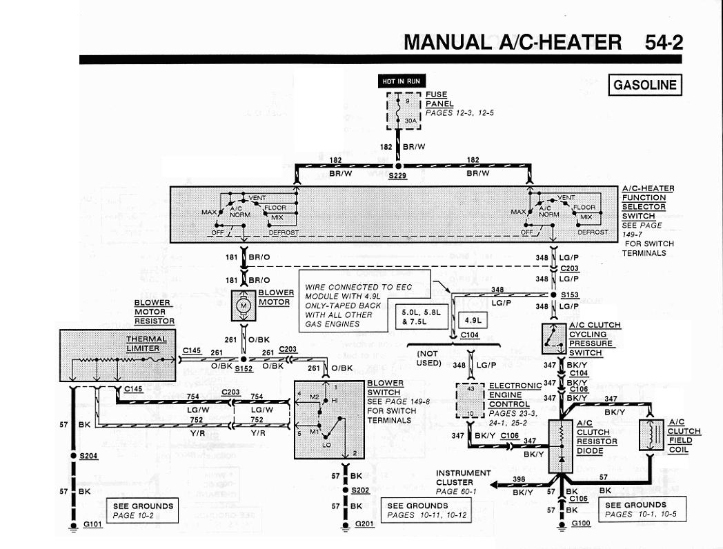 Heater-A/C Control Wiring Diagram - Ford Truck Enthusiasts Forums