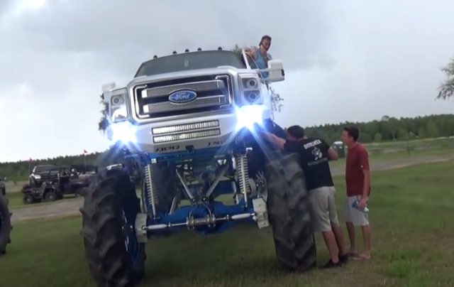 Million Dollar Monster Ford Truck Brings on the Bling