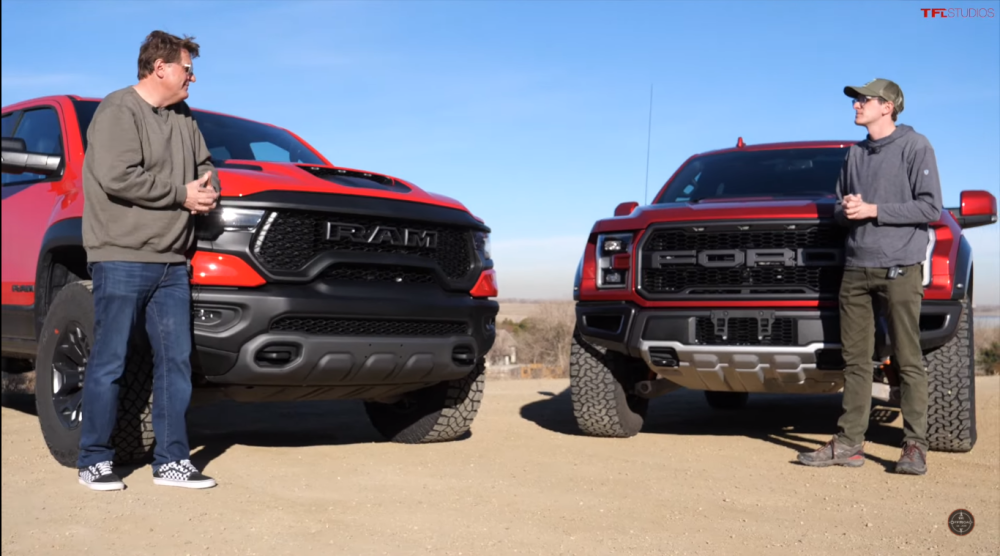 ram trx ford f-150 raptor Cropped