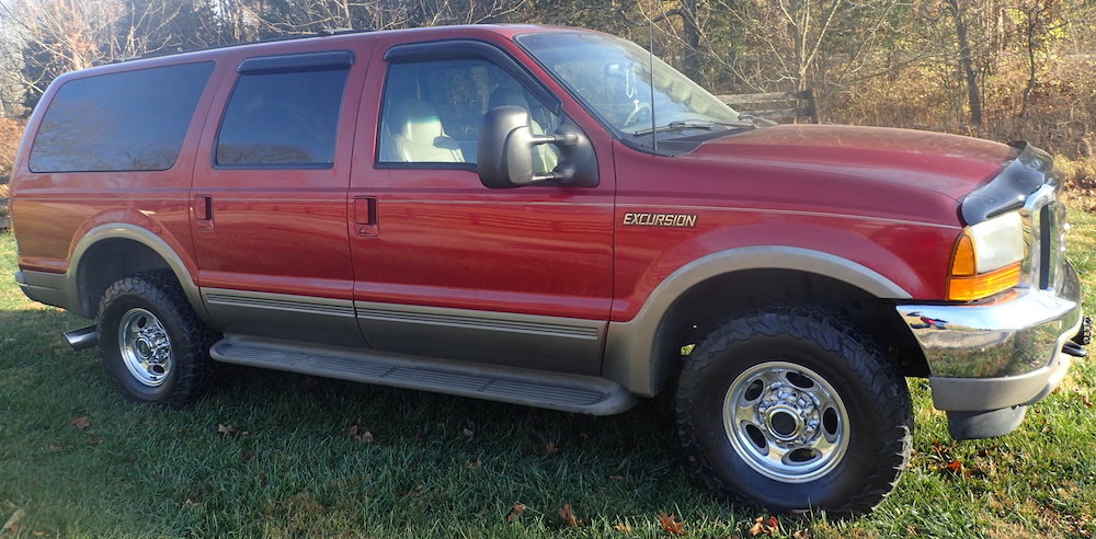 2000 ford excursion 7.3 curb weight